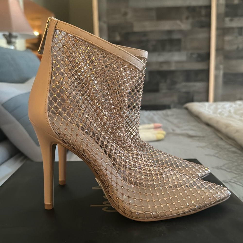 New in box Charles David rhinestone boots